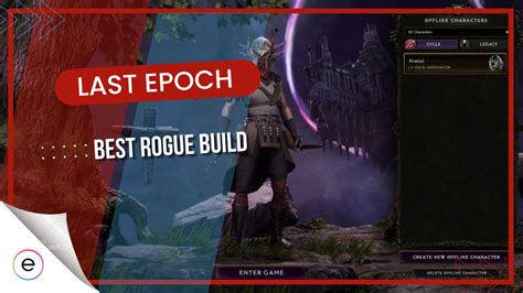 Last Epoch Best Rogue Bladedancer build