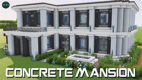 Make Concrete and Build Houses in Minecraft