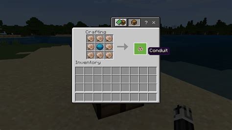 Make a Conduit in Your Minecraft World