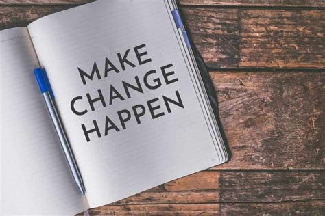 Make a change
