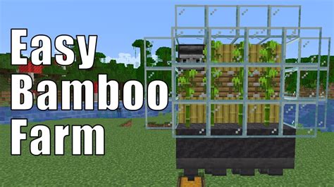 Make and Use Bamboo Farm in Minecraft