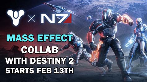 Mass Effect Teams Up with Destiny 2 for Collab Event