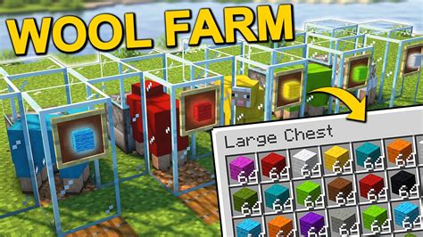 Materials Needed to Make a Minecraft Wool Farm