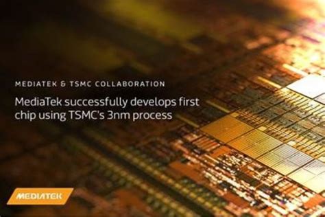 MediaTek Develops 3nm Chipset