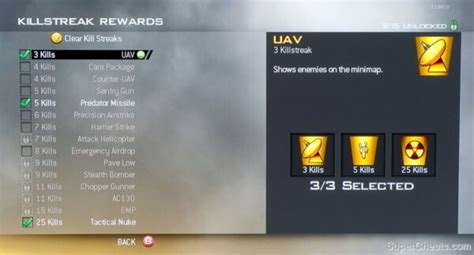 Modern Warfare 2 Killstreaks list