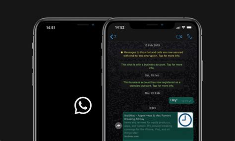 Native Dark Mode on WhatsApp