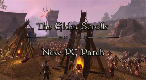 New PC Patch Released For The Elder Scrolls Online