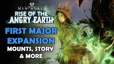 New World: Rise of the Angry Earth Expansion Announced Adding Mounts and More