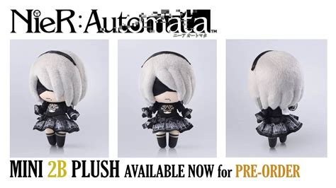 Nier: Automata 2B Mini Plush Open For Pre-order!