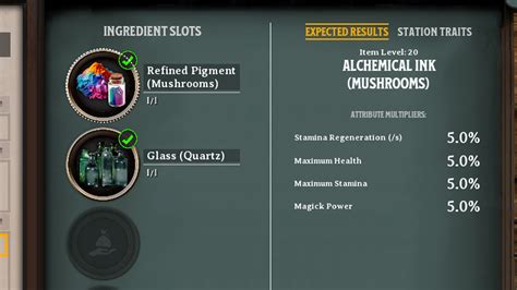 Nightingale: How to get Alchemical Ink