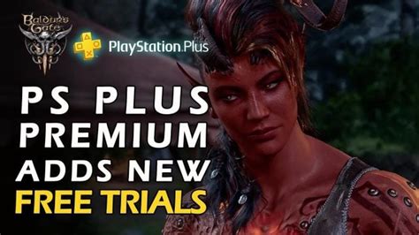 PS Plus Premium Adds Baldur’s Gate 3 and LOTR Gollum to Free Trials