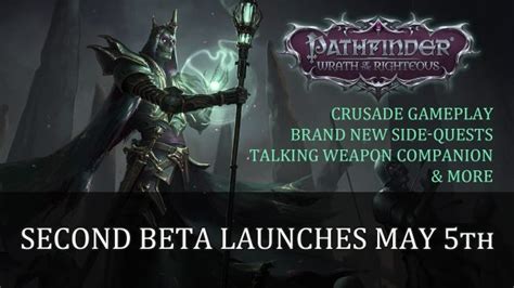 Pathfinder Wrath of the Righteous Second Beta Launches May 5th