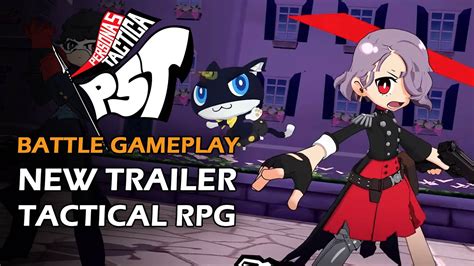 Persona 5 Tactica Takes A Look at Battle Gameplay