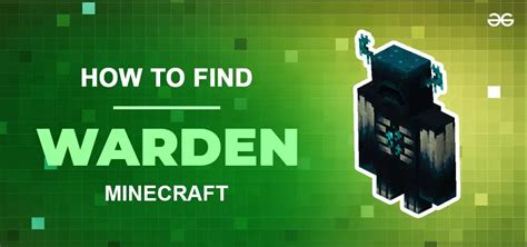 Ready to Find and Fight the Warden in Minecraft