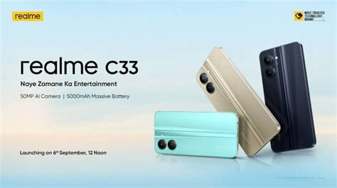 Realme C33 Launching in India Next Week