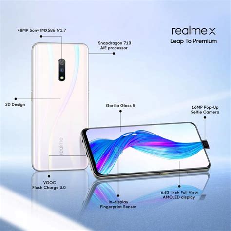 Realme X: Specifications