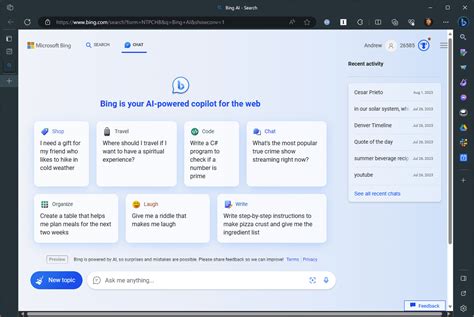 Requirements to Access Bing AI on Your Browser