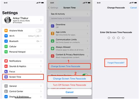 Reset Screen Time Passcode on iPhone or iPad