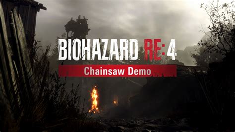 Resident Evil 4 Remake Chainsaw Demo Now Available