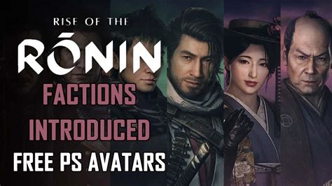 Rise of the Ronin Unveils Three Major Factions in the Action-RPG