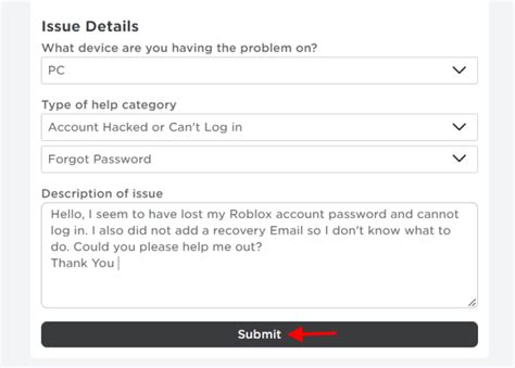 Roblox Login: Recover Lost Password