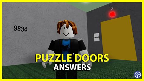 Roblox Puzzle Doors answers for all stages (1-86)