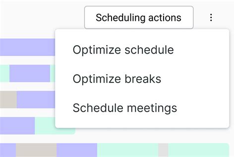 Schedule Actions