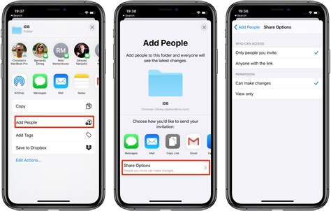 Share iCloud Folders on iOS 13 and iPadOS 13