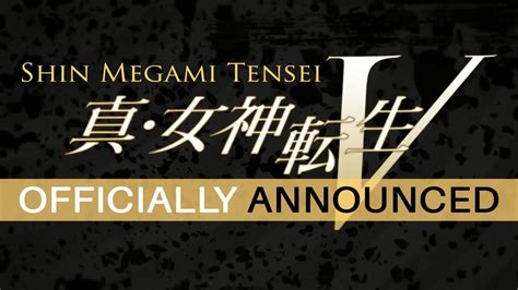 Shin Megami Tensei V Post-apocalyptic RPG Officially Announced!