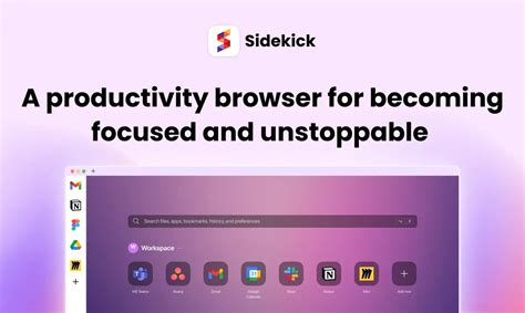 Sidekick Browser: Productivity Features