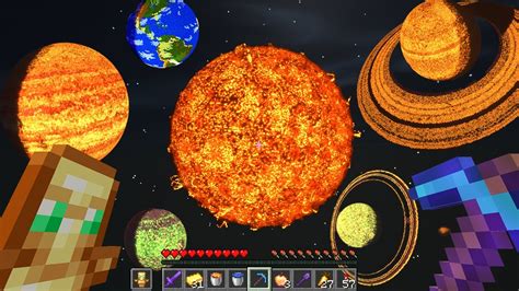 Solar System Build in Minecraft