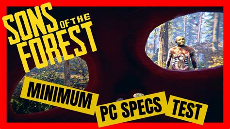 Sons of the Forest minimum specs