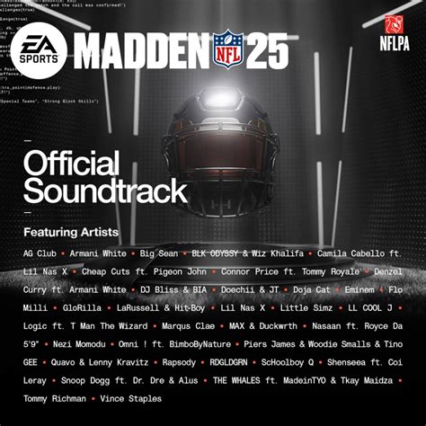 Soundtrack list for Madden 25