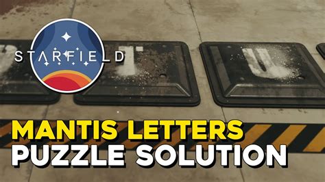 Starfield Mantis puzzle solution
