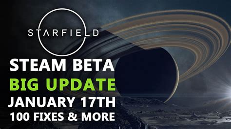 Starfield to Get Biggest Update on Steam Beta January 17th