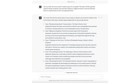 Step 1: Use ChatGPT to Find and Refine Essay Topics