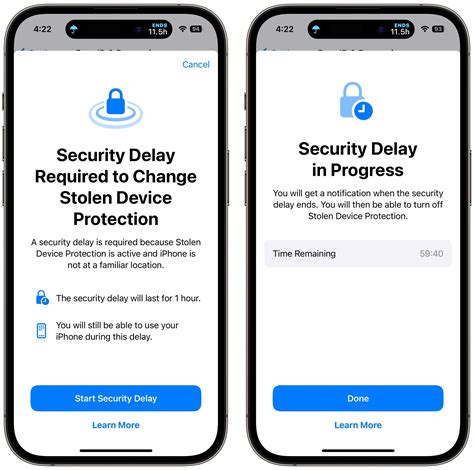 Stolen Device Protection in iOS 17.3