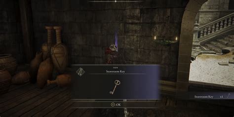 Storeroom Key location