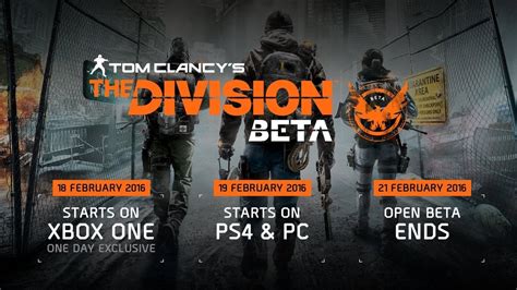 The Division Open Beta Announced