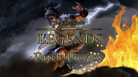 The Elder Scrolls Legends Previews New Patch