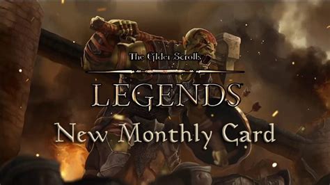 The Elder Scrolls Legends Reveals New Monthly Reward Card