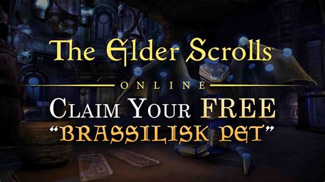 The Elder Scrolls Online FREE Brassilisk Pet!