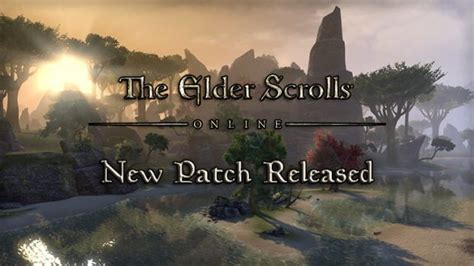 The Elder Scrolls Online Receives New Patch Today