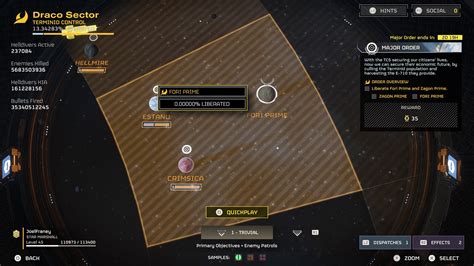 The Major Order to Liberate Fori Prime and Zagon Prime in Helldivers 2 explained
