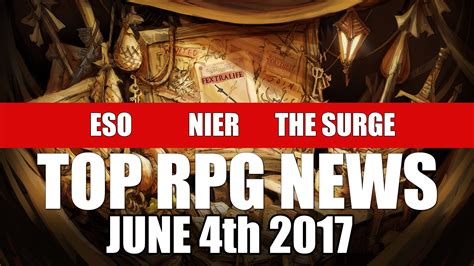 The Week in Wikis: Top RPG News of the Week on Nier, Elder Scrolls Online, Code Vein & More!