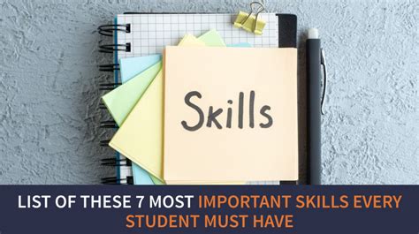 These are the most important skills to get early on
