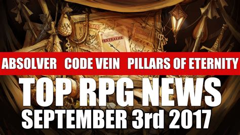 Top RPG & Game News Of The Week September 3rd