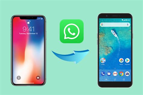 Transfer WhatsApp Data from iPhone to Android