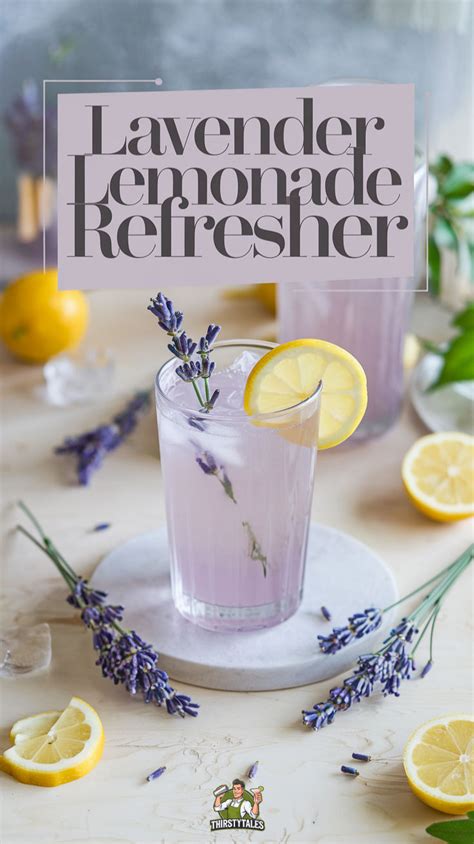 Try the lavender lemonade refresher
