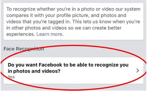 Turn off Facebook Face Recognition on iOS, Android, and Web